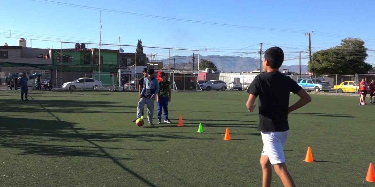 Impulsan promotores el deporte al interior de las colonias en Saltillo