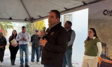 Lleva Javier Díaz pavimentación al oriente de Saltillo