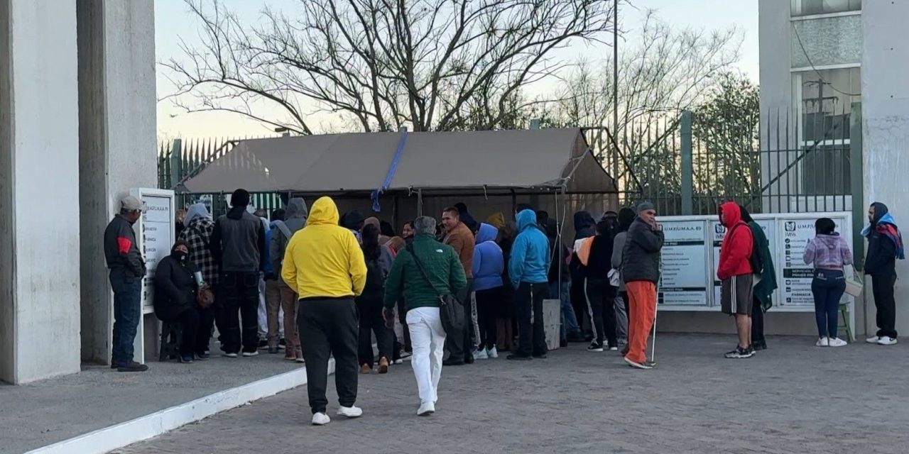 Saltillo: IMSS tiene a pacientes en el frio