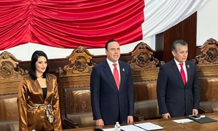 Manolo Jiménez destaca seguridad en su Segundo Informe ante el Congreso