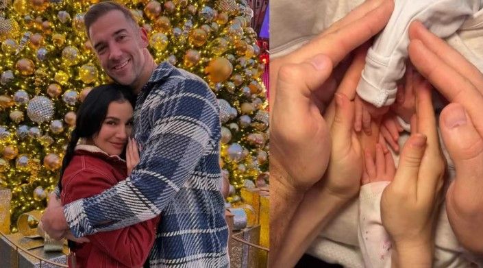 Martha Higareda y Lewis Howes anuncian el nacimiento de sus gemelas