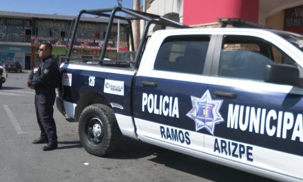 Mas presencia policíaca por ‘El Buen Fin’ en el centro y plazas comerciales de Ramos