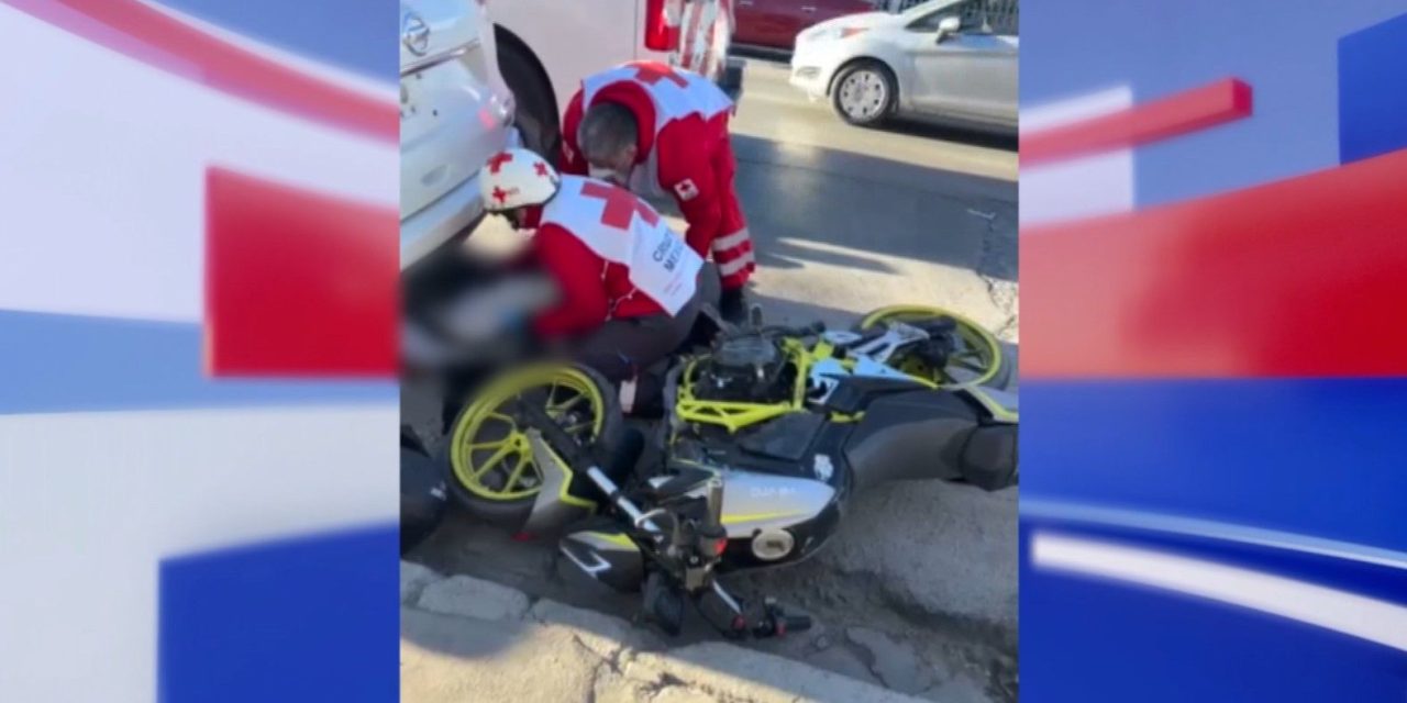 Muere motociclista tras accidente en el centro de Saltillo