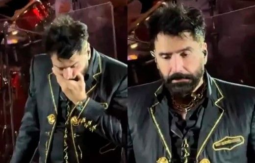 ¿Estaba tomado? Alejandro Fernández es captado en mal estado durante show en Querétaro