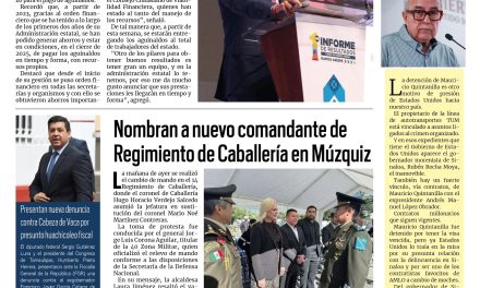 Portada RCG Carbonífera [9 de diciembre de 2025] Vamos a cerrar este 2025 con finanzas sanas: Manolo Jiménez; nombran a nuevo comandante de Regimiento en Múzquiz y más