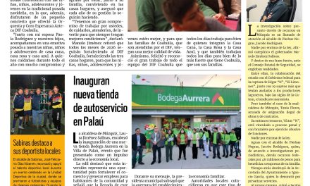 Portada RCG Carbonífera [18 de diciembre de 2025] Manolo Jiménez y DIF Coahuila organizan posadas para casas hogar; Inauguran nueva tienda de autoservicio en Palaú y más