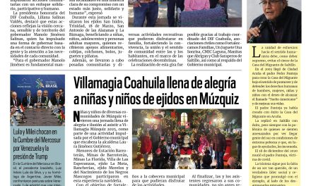 Portada RCG Carbonífera [21 de diciembre de 2025] Lleva DIF Coahuila atención a las comunidades rurales; Refuerzan prohibición estatal de pirotecnia y más…