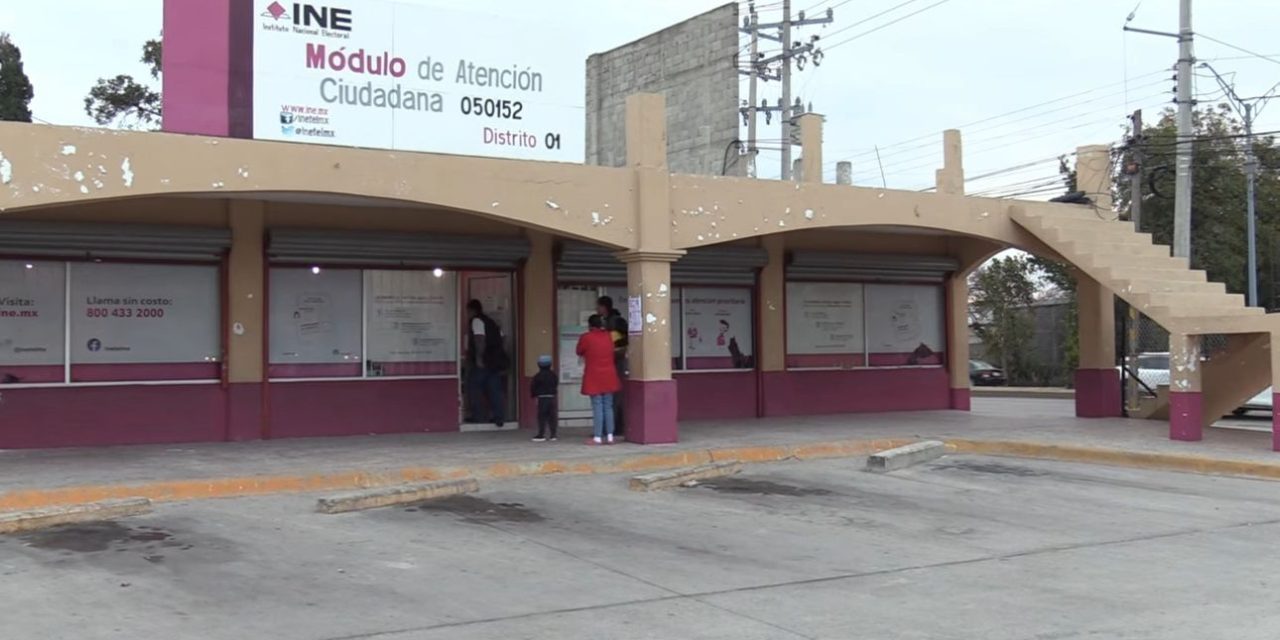 Módulo del INE solo cerrará en días festivos