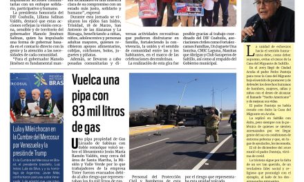 Portada RCG Fronteriza [21 de diciembre de 2025] Lleva DIF Coahuila atención a las comunidades rurales; Emilio de Hoyos cierra el año entregando obras y más…