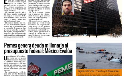 Portada RCG Nacional e Internacional [2 de diciembre de 2025] Joaquín Guzmán López se declara culpable por tráfico de drogas; Pemex genera deuda millonaria al presupuesto federal y más