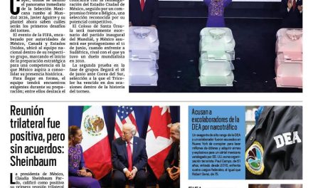 Portada RCG Nacional e Internacional [6 de diciembre de 2025] México conoce a sus rivales para el Mundial de Futbol; reunión trilateral fue positiva, pero sin acuerdos: Sheinbaum y más…