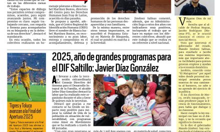 Portada RCG Media [7 de diciembre de 2025] Mantiene Coahuila trabajo con familiares de personas desaparecidas; Cierra DIF Ramos Arizpe un año de resultados favorables y más…