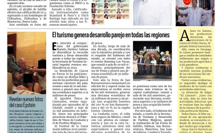 Portada RCG Media [20 de diciembre de 2025] Javier Díaz se coloca como el alcalde con mayor aprobación ; el turismo genera desarrollo parejo en todas las regiones y más