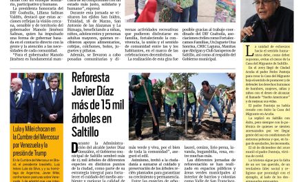 Portada RCG Media [21 de diciembre de 2025] Lleva DIF Coahuila atención a las comunidades rurales; Transporte gratuito beneficia a todas y todos en Ramos Arizpe y más…
