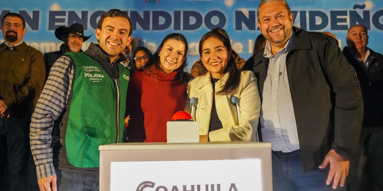 Encendido Navideño reúne a más de 12 mil personas en Ramos Arizpe