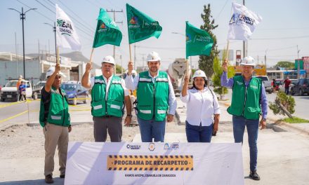 Recarpeteo y bacheo fortalecen la movilidad en Ramos Arizpe