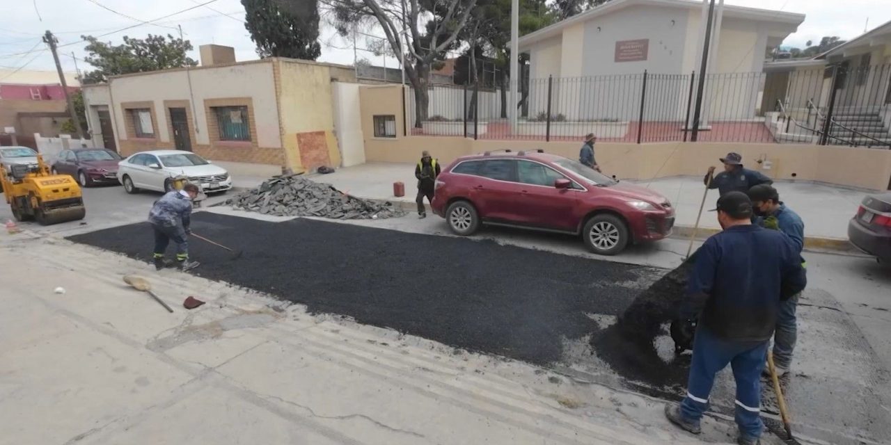 Bachea Gobierno de Saltillo  la calle Álvaro Obregón