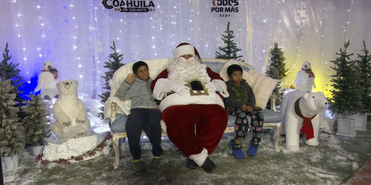Fotos gratis con Santa Claus en Villa Navideña de Ramos Arizpe
