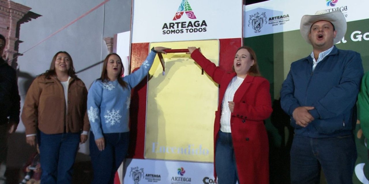 Vive Arteaga la magia de la Navidad