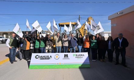 Carlos Villarreal inicia obra de drenaje en Estancias de Santa Ana