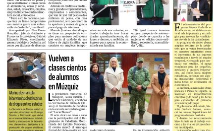 Portada RCG Carbonífera [13 de enero de 2026] Impulsaremos más programas con Mejora Coahuila: Manolo Jiménez; vuelven a clases cientos de alumnos en Múzquiz y más…
