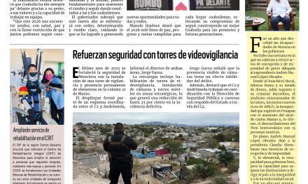 Portada RCG Centro [1 de enero de 2026] Les deseo un gran 2026 a todos los coahuilenses: Manolo; Servicios Primarios mantienen operativo especial en Monclova y más…