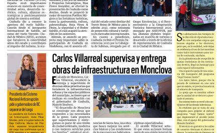 Portada RCG Centro [25 de enero de 2026] Un éxito, Coahuila en la FITUR 2026 de España; Invita Sari Pérez a aprovechar descuento del 40% en predial y más…