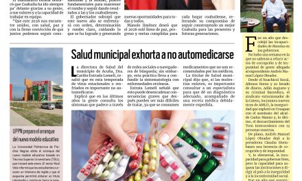Portada RCG Fronteriza [1 de enero de 2026] Les deseo un gran 2026 a todos los coahuilenses: Manolo; Vacunarse no causa enfermedades y más…