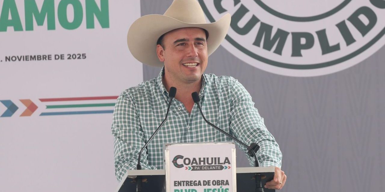 Manolo Jiménez anuncia megaobras para Coahuila