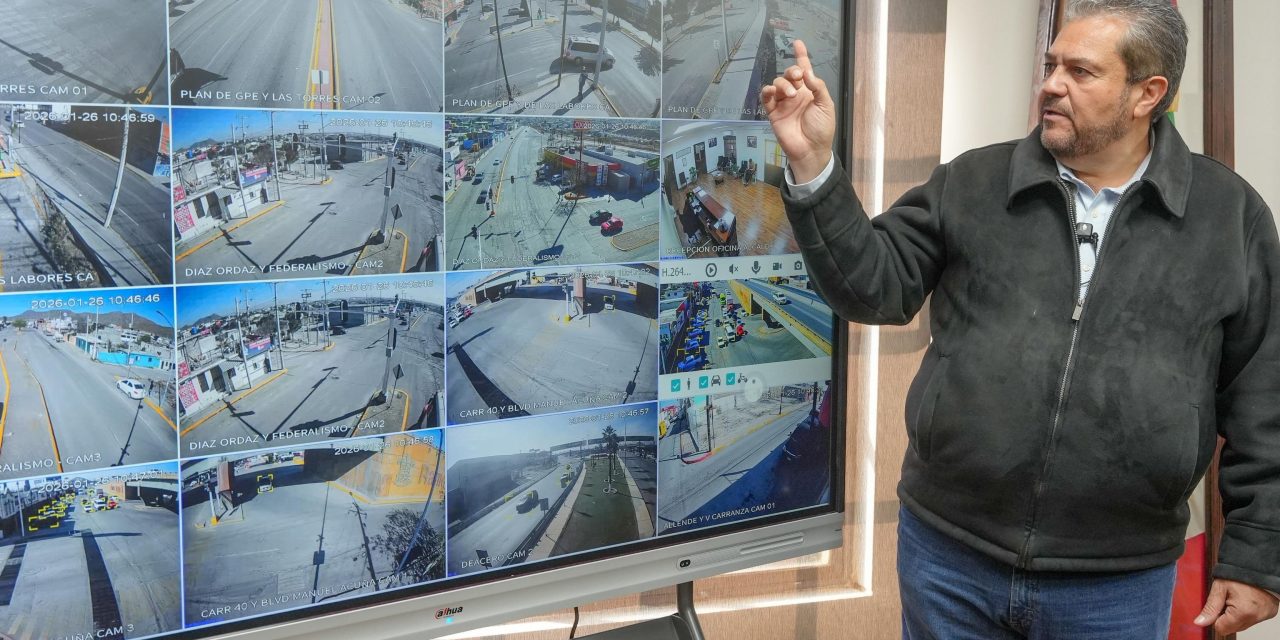 Tomás Gutiérrez destaca resultados de la videovigilancia