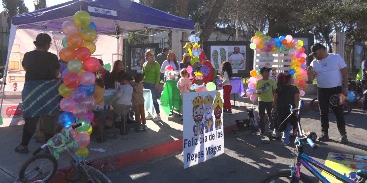 Comparten rosca de Reyes durante la Ruta Recreativa