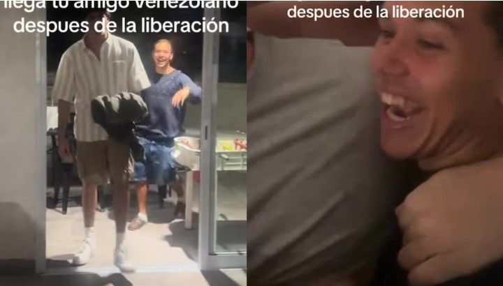 ‘Dale campeón’; así recibieron unos argentinos a su amigo venezolano por la captura de Maduro