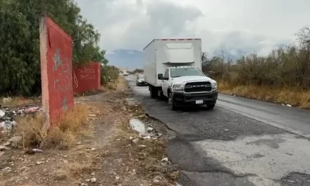 ¿Es un bulevar o un basurero? La vía que lleva al deportivo de la Sección 38