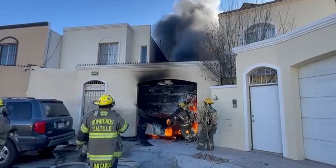 Saltillo: Incendio en casa de Privadas Coloniales deja cuantiosos daños materiales