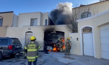 Saltillo: Incendio en casa de Privadas Coloniales deja cuantiosos daños materiales