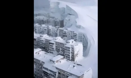 Las escenas que dejó la histórica nevada en la región rusa de Kamchatka