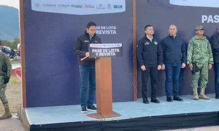 Javier Díaz encabeza pase de lista a elementos de  la Comisaría de Seguridad y Protección Ciudadana