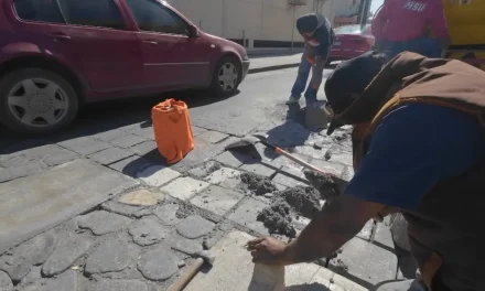 Rehabilita Saltillo tramos de la calle Álvaro Obregón