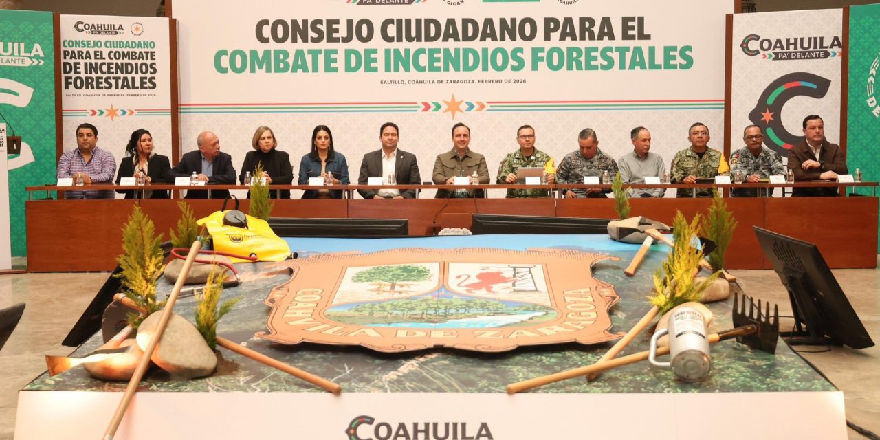 Arranca Manolo Jiménez estrategia contra incendios forestales en Coahuila