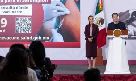 Hay vacunas suficientes contra el sarampión: Claudia Sheinbaum