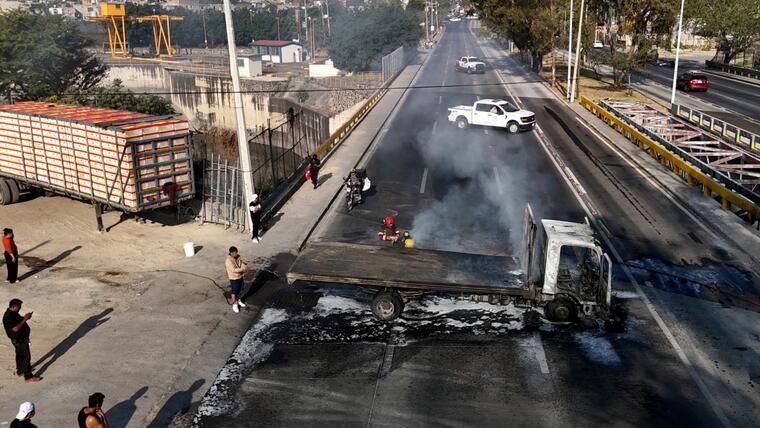 Se desatan disturbios por muerte de ‘El Mencho’