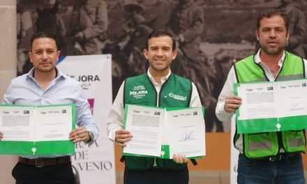 Mejora firma convenio con comerciantes del Centro de Saltillo