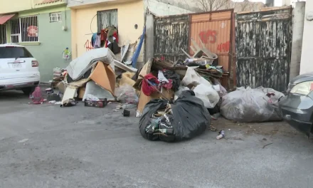 Acumulan basura en la vía pública