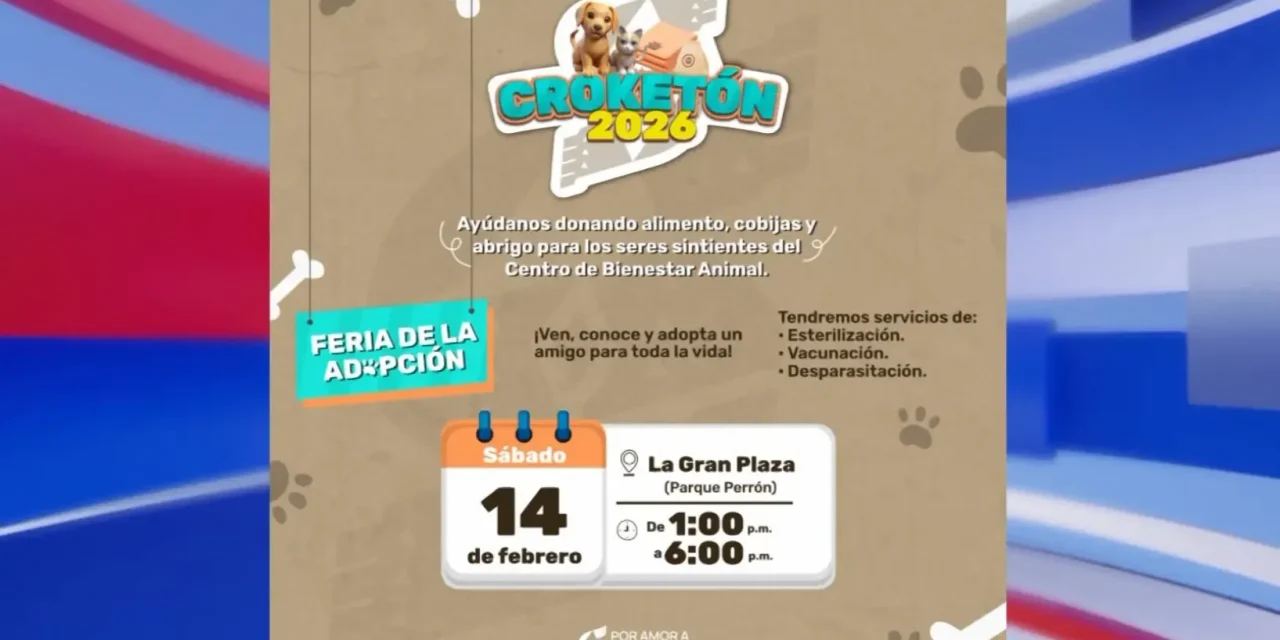 Invitan a las y los saltillenses al Croquetón 2026