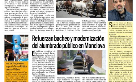 Portada RCG Centro [15 de marzo de 2026] Coahuila celebra sus grandes tradiciones: Manolo Jiménez; Lista, la región para el turismo de Semana Santa y más…