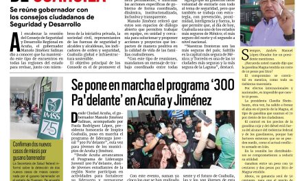 Portada RCG Fronteriza [13 de marzo de 2026] ‘Tenemos el Gobierno más ciudadano de la historia de Coahuila’; se pone en marcha el programa ‘300 Pa´delante’ en Acuña y Jiménez y más…
