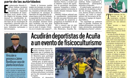 Portada RCG Fronteriza [25 de marzo de 2026] Arranca Manolo Jiménez operativo de seguridad de Semana Santa y Pascua; acudirán deportistas a evento de fisicoculturismo y más…
