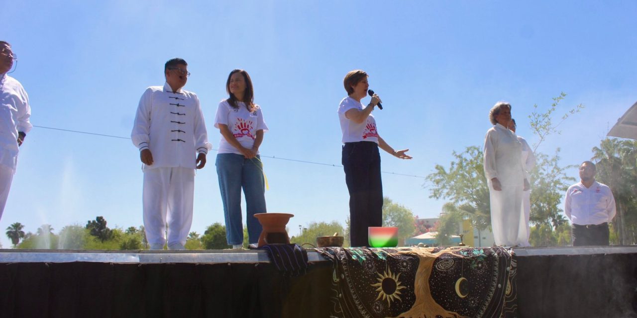Torreón: Más de 600 personas reciben el Equinoccio de Primavera en el Bosque Urbano