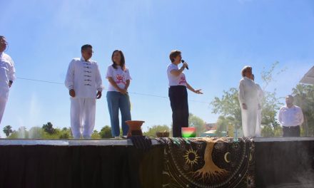 Torreón: Más de 600 personas reciben el Equinoccio de Primavera en el Bosque Urbano