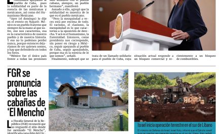 Portada RCG Nacional e Internacional [17 de marzo de 2026] México seguirá apoyando al pueblo de Cuba: Claudia Sheinbaum; FGR se pronuncia sobre cabañas de ‘El Mencho’ y más…